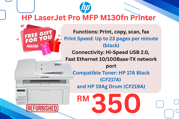 HP LaserJet Pro MFP M130fn Printer